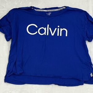 Blue Calvin Klein Shirt